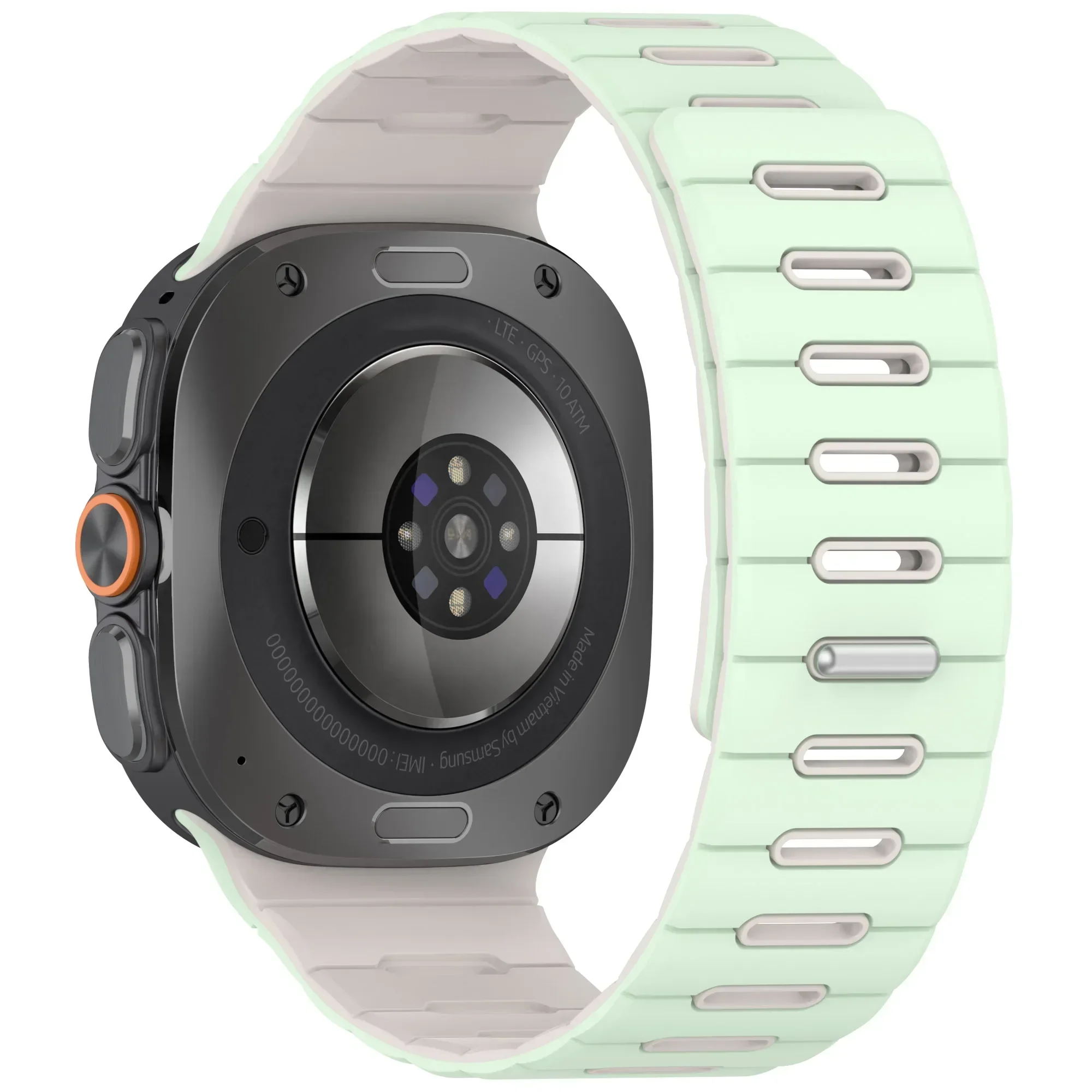 Magnetisches Silikonarmband für Samsung Galaxy Watch Ultra 2 47 mm, Sportarmband für Galaxy Watch 9/8 40/44, Watch 8 Classic 46 mm, Armband. – Detail 16