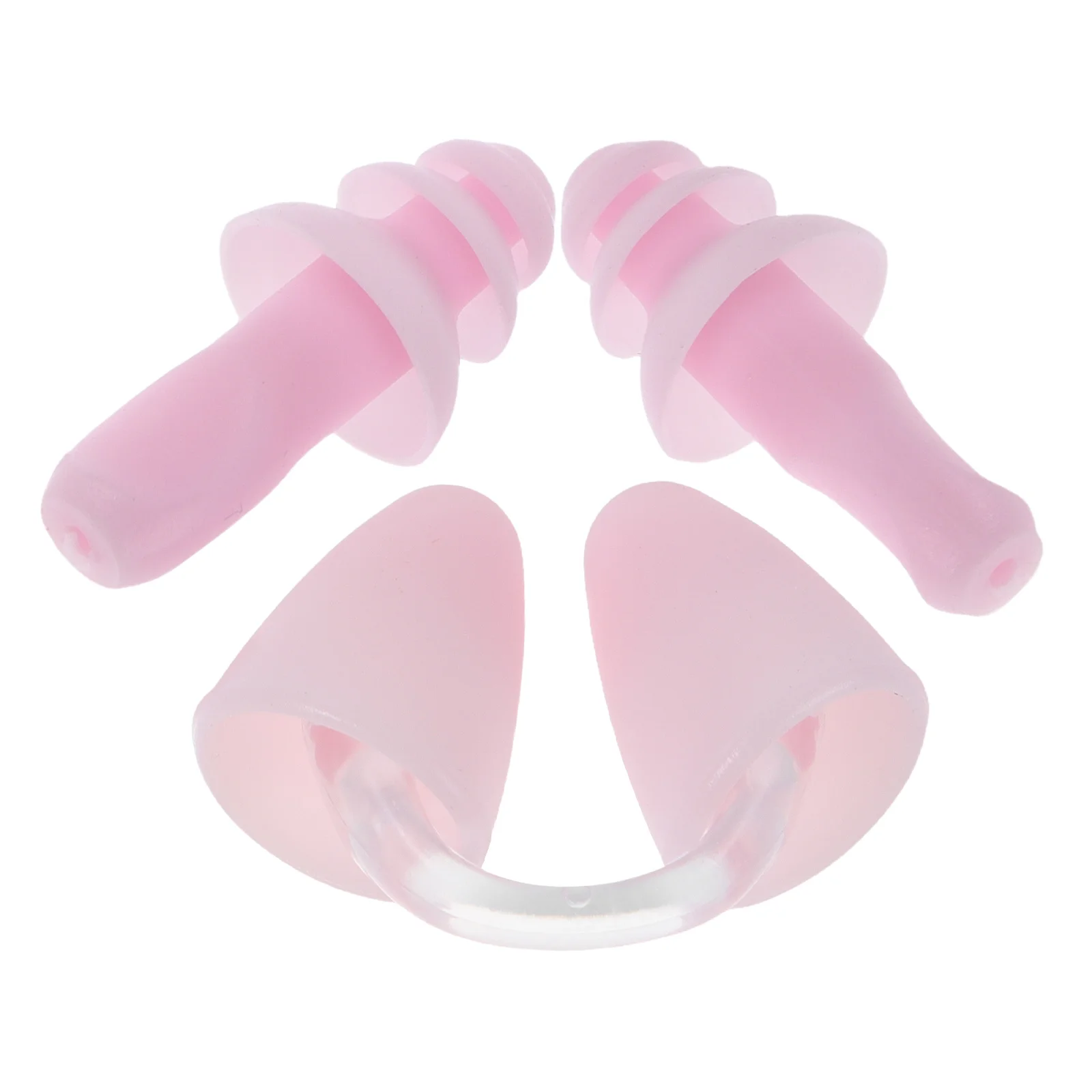 

1Set Kids Swim Earplugs and Nose Plugs Silicone Waterproof Swim Nose Stoppers Ear Protection for Water Activities