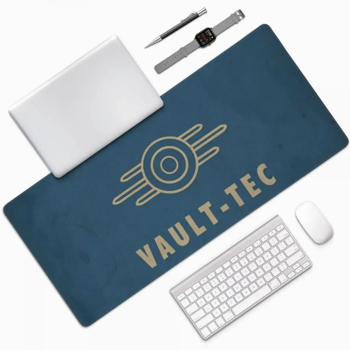 Fallout 4 Vault-tec Logo Large Mouse Pad Computer Keyboard Mouse Mat Gamer PC Laptop Desk Mat Office Accessories Table Mats