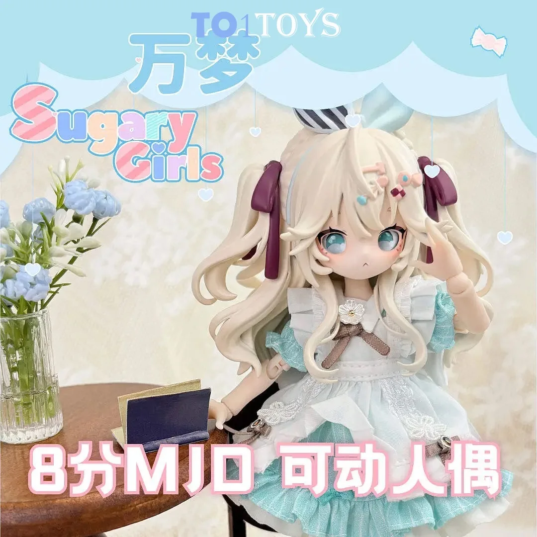 En Stock, OneMore Sugar Girls MJD 1/8, caja ciega articulada móvil, juguetes, caja misteriosa, muñecas, figura de acción de Anime de escritorio para niñas, juguete