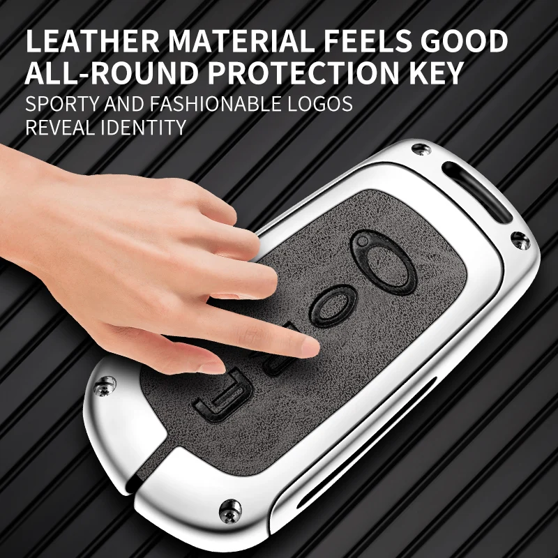 Zinc Alloy Car Key Case Cover for Greatwall Ora Good Cat GT Lightning Cat Ballet Cat Protection Keychain Keyless Accessories