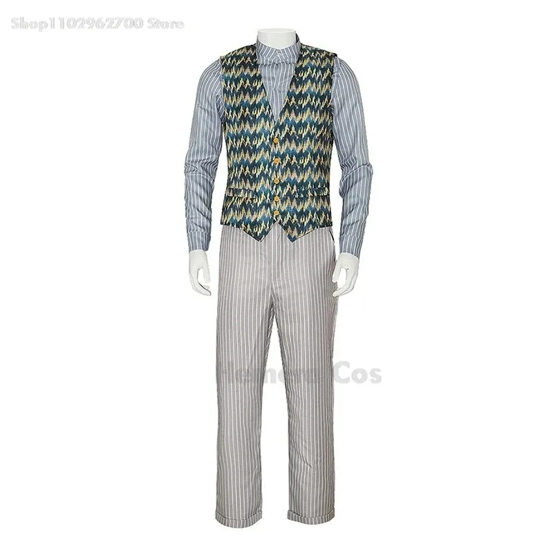 hhh 20252024 Adults Kids Movie Chocolate Wonca Costume Wig Hat Factory Willie Cosplay Clothing Kid Halloween Carnaval Pa