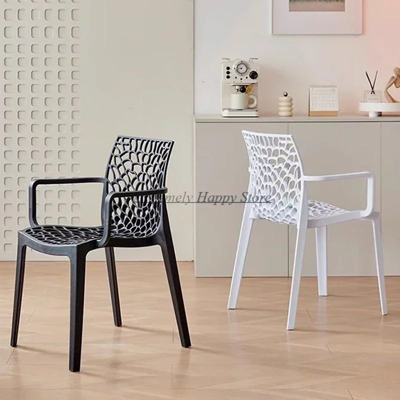 Salon Regale Dining Chair Plastic Living Room Luxury Ergonomic Dining Chair Luxury Comfortable Cadeiras De Jantar Home Furniture