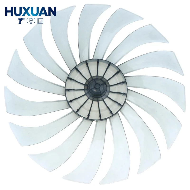 14 Inch Safe Fan Blade with Protective Nut Cover Quiet Replacement Part for Home Table Floor Fans