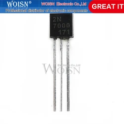 10pcs/lot 2N7000 TO92 Small Signal MOSFET 200 mAmps, 60 Volts N-Channel TO-92 New In Stock