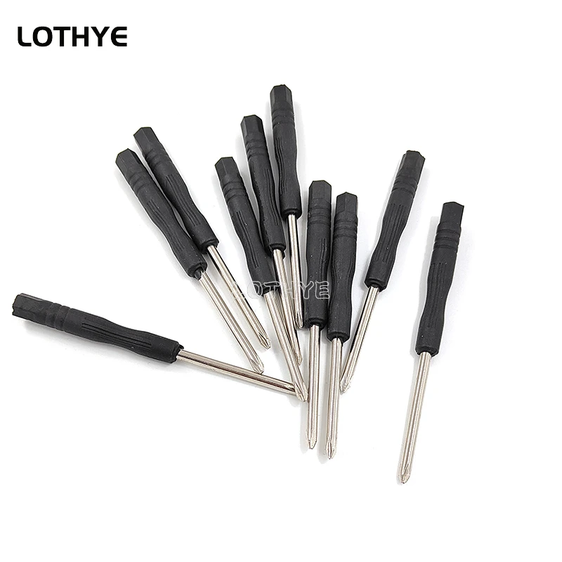 100PCS Mini Small Screwdriver 3mm Slotted Screwdriver Cross Screwdriver For Audio Amplifier Power AMP Home Appliance Toy 