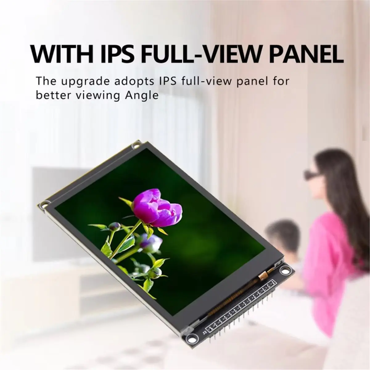 A49T 3.5 Inch Full View 320x480 Non-Touchscreen Display with ST7796U Driver 65K Color Screen