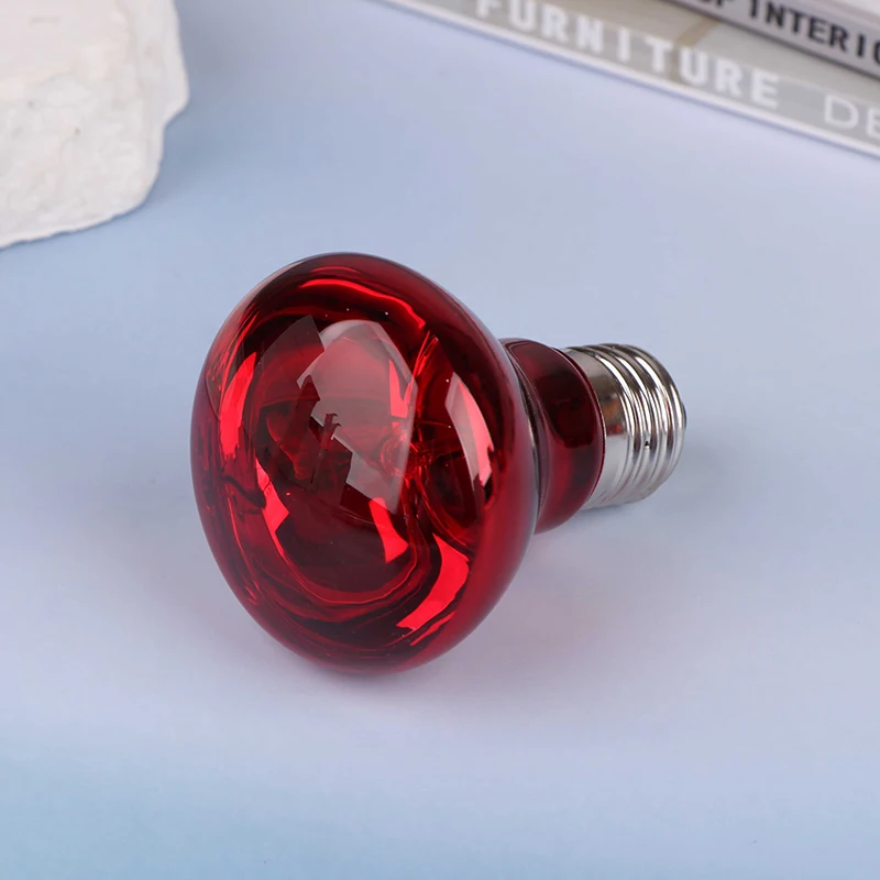 25/40/50/60/75/100W E27 UVA Poultry Bulb Infrared Night Light Day Poultry Heating Bulb For Plants Amphibians Reptile Pets