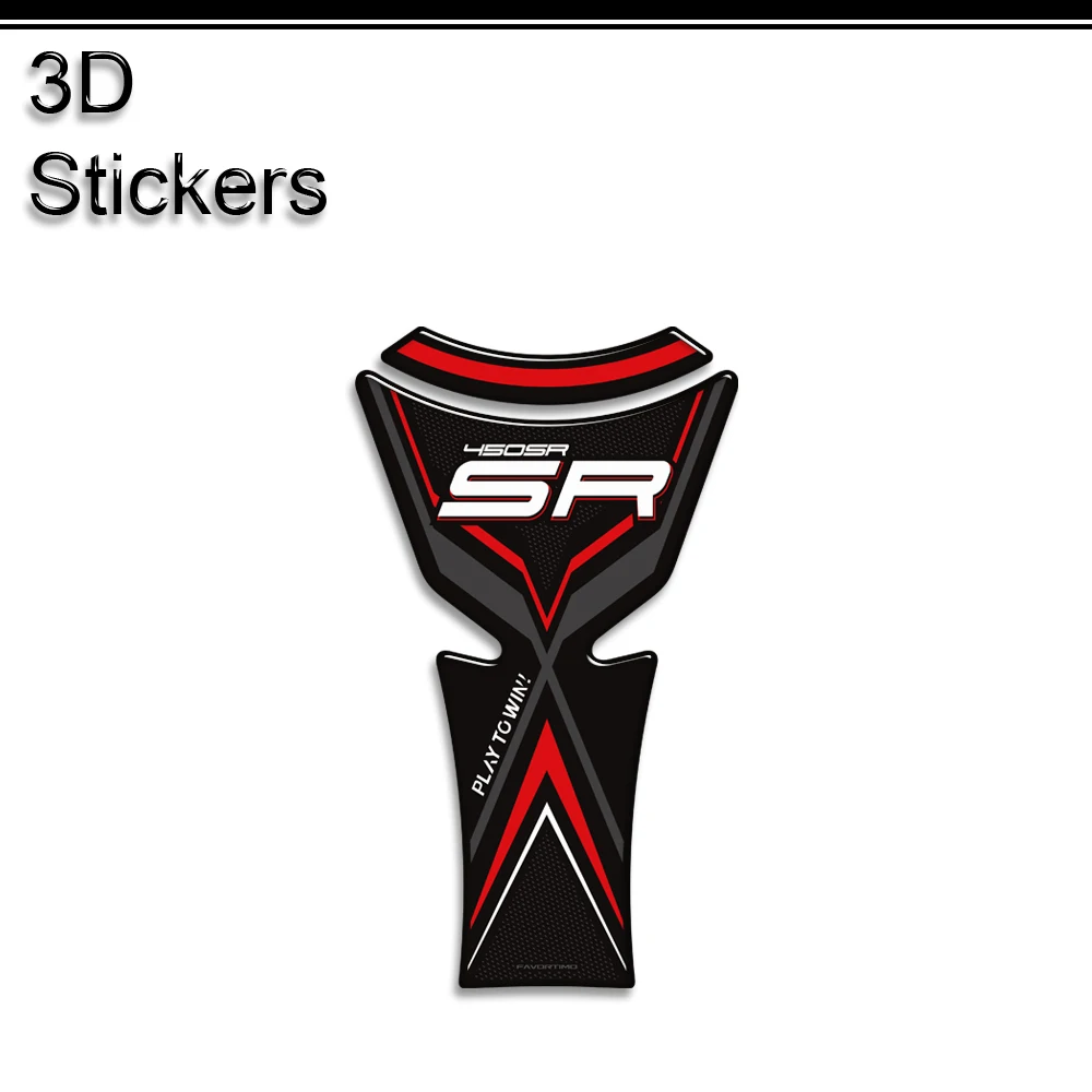 Motorfiets Voor CFMOTO 450SR S450 SR 450SRS 2023 2024 2025 Tank Pad Side Grips Gas Stookolie Knie Protector 3D stickers Decals