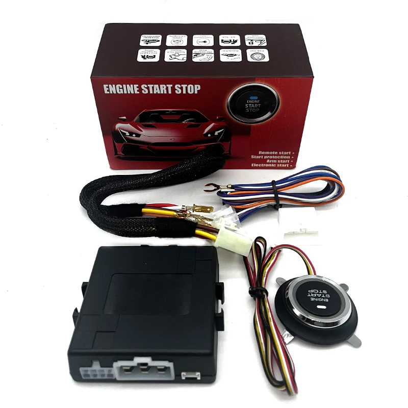 2024 New auto12V Car Engine Start Stop Button Keyless Universal Entry Ignition Starter Switch