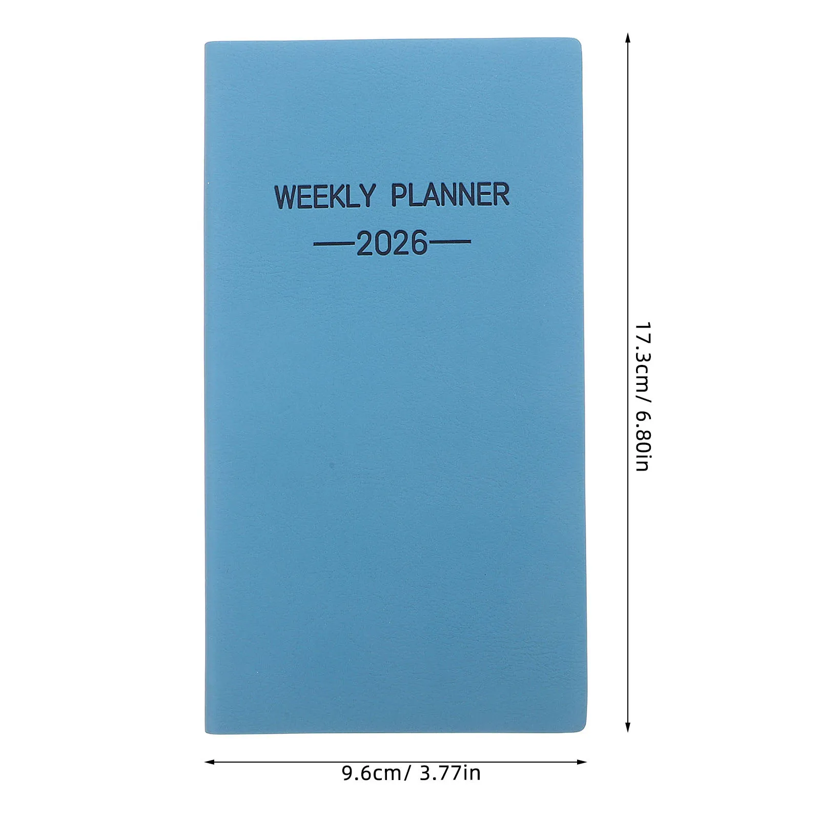 A6 مخطط أسبوعي جدول كتاب جيب مخطط المفكرة غطاء من البولي يوريثان السفر مكتب محفظة مدمجة منظم جيب دفاتر الملاحظات للسفر