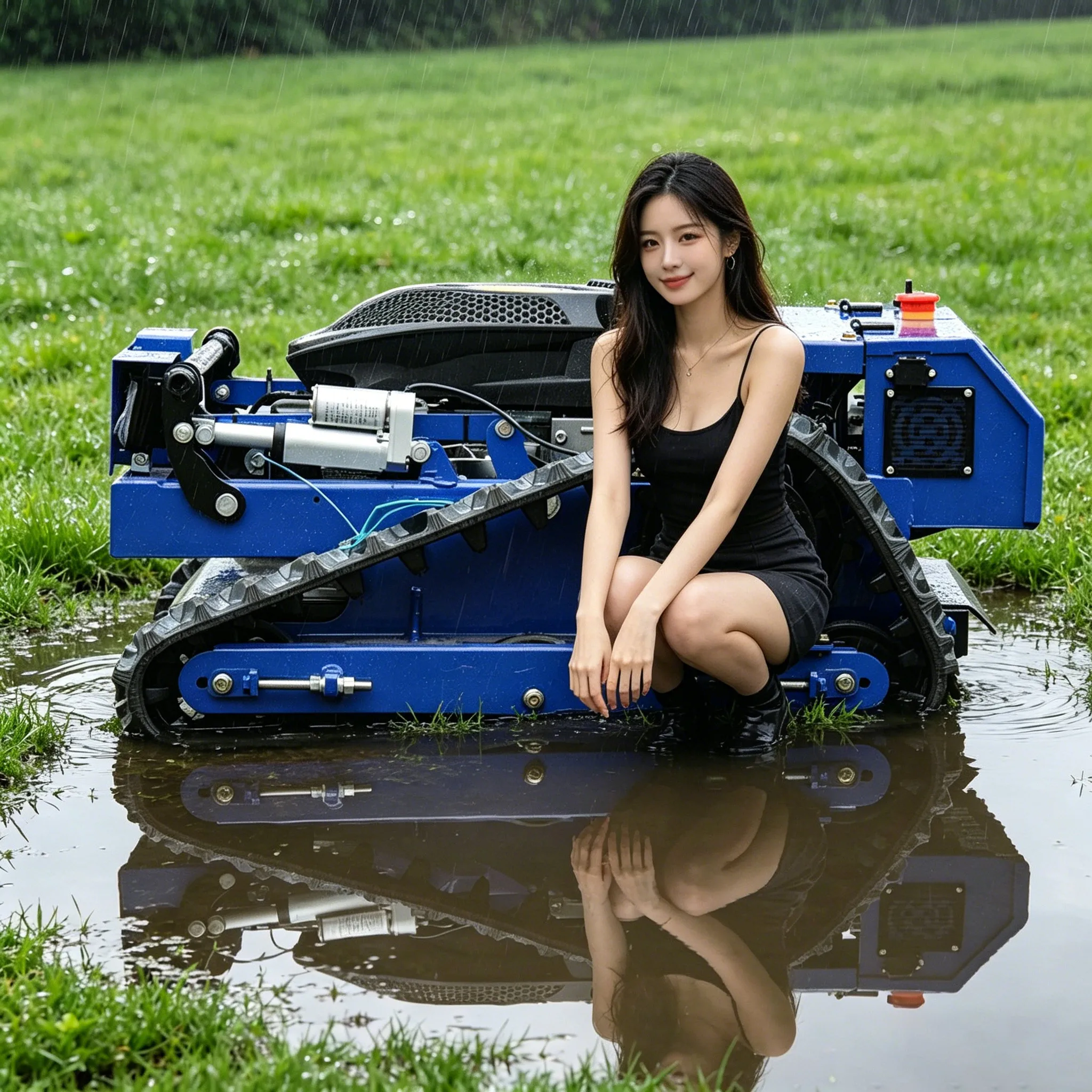 Customized Lawn Mower, Compact Structure, Flexible Operation, Capable of Working Under Trees and in Low Terrain