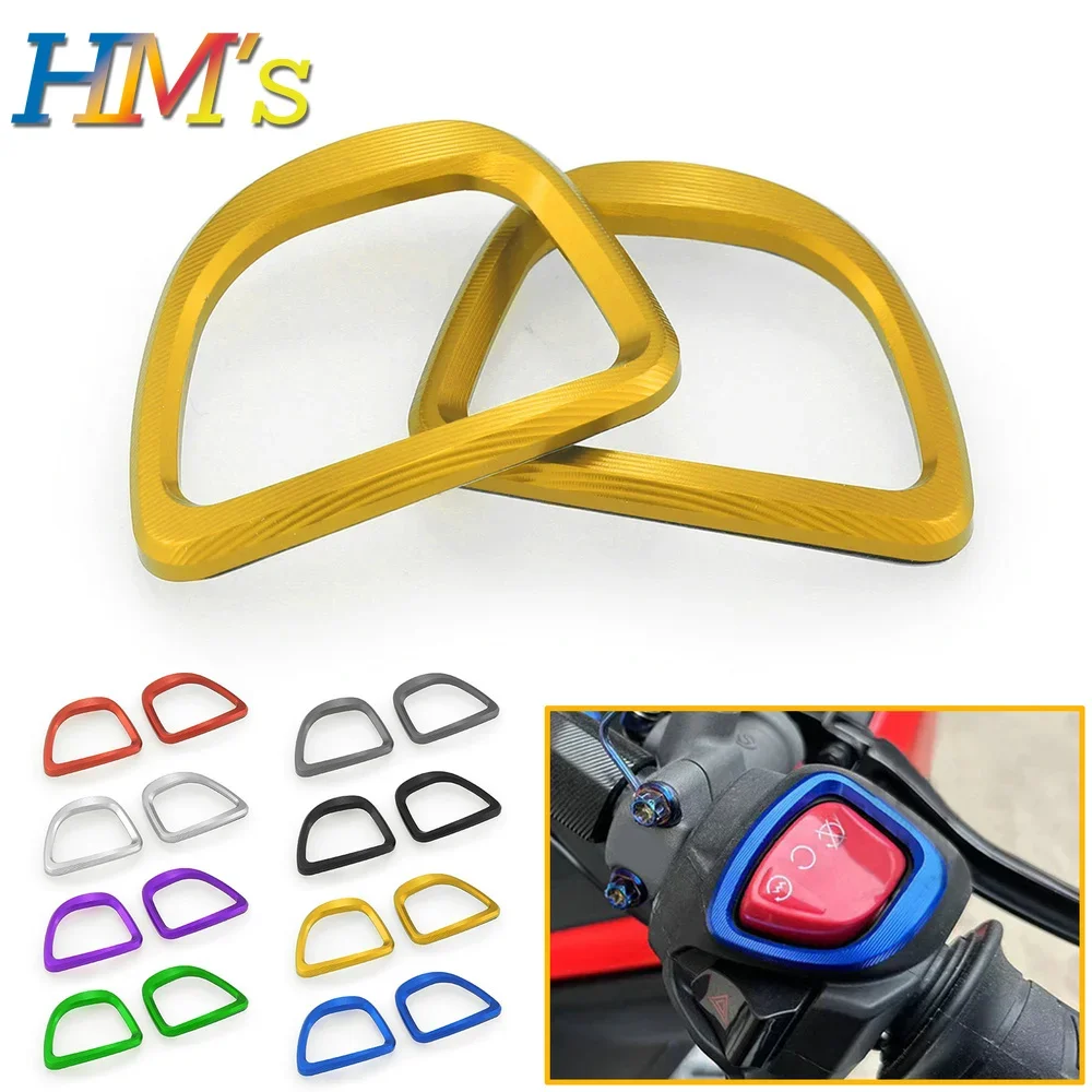 For Yamaha XMAX 250 300 400 2017-2022 XMAX Handlebar Light On-Off Switch Button Cover CNC Aluminum Trim Accessory