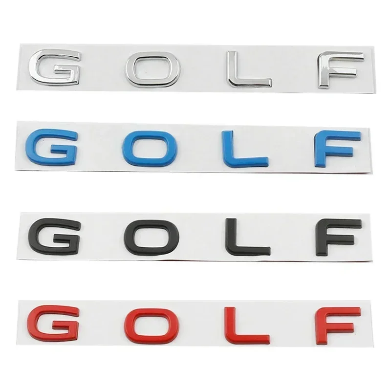 

Metal Car Rear Trunk Emblem for Volkswagen VW GOLF Logo 3 4 5 6 7 8 MK3 MK5 MK7 MK8 2023 2022 Fender Side Badge Sticker Decals
