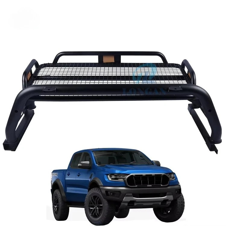 High Quality Stainless Steel Roll Bar for Pick up With Roof Rack Top Basket  4x4 Accessories for Ranger 2019