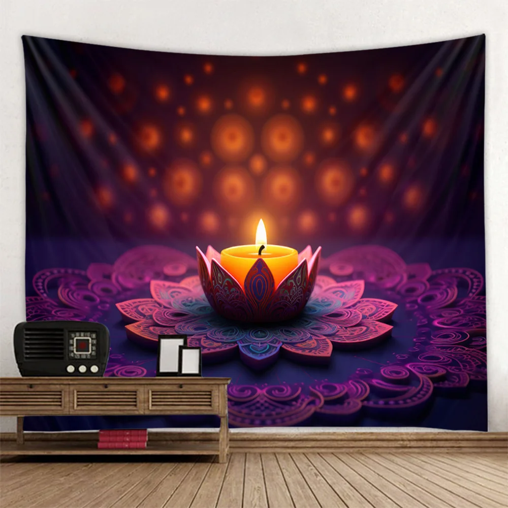 Bohemian Style Meditation Tapestry Chakra Mandala Wall Hanging Hippie Home Decor Yoga Mat Aesthetic Room Decoration