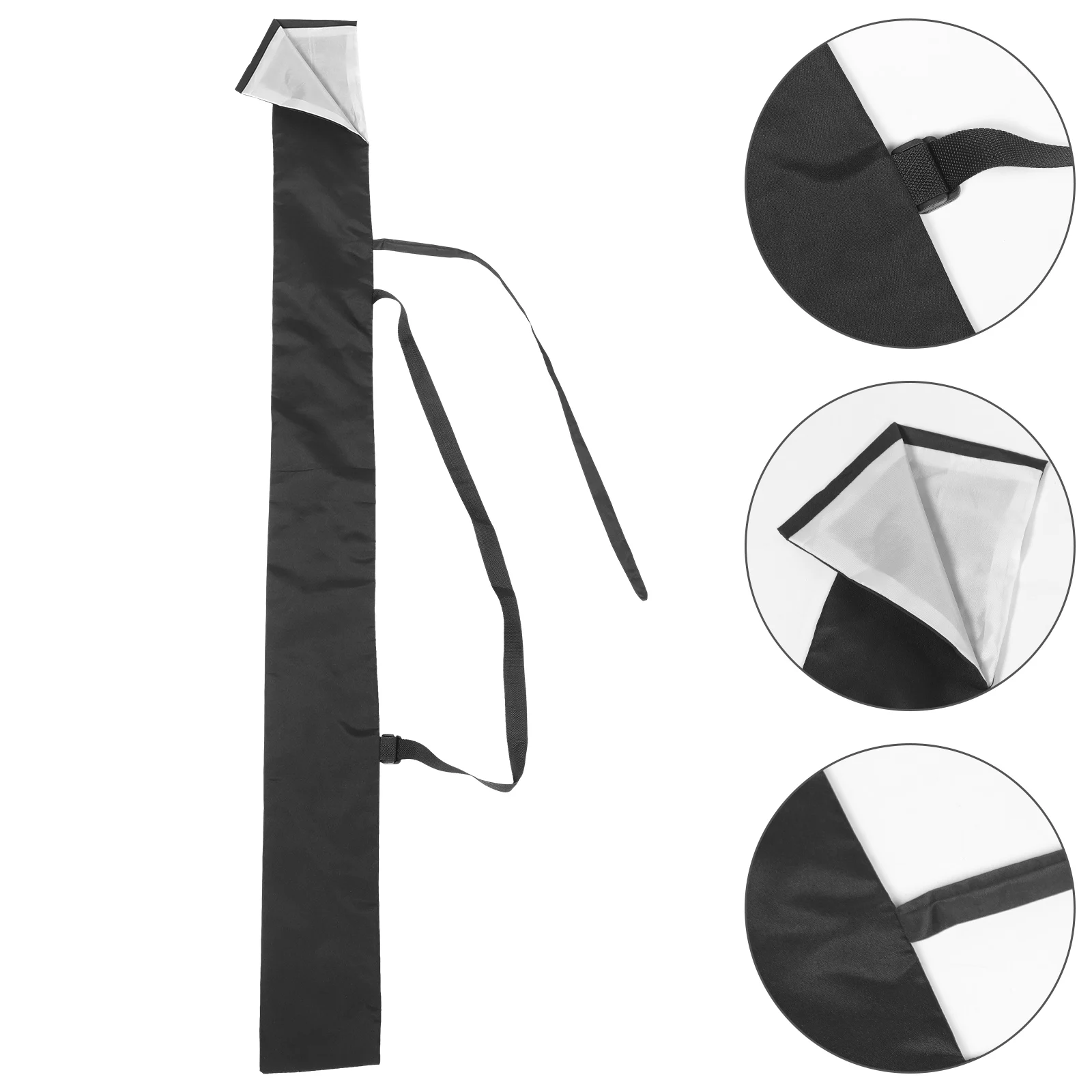 

Swords Bag 136cm Black Case Adjustable Shoulder Belt Martial Equipment Sword Carry Case Storage Prop