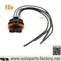 Longyue 10set Electrical Connector Pigtail Harness For 5 Cyl Plug UF341 Ignition Coil 8