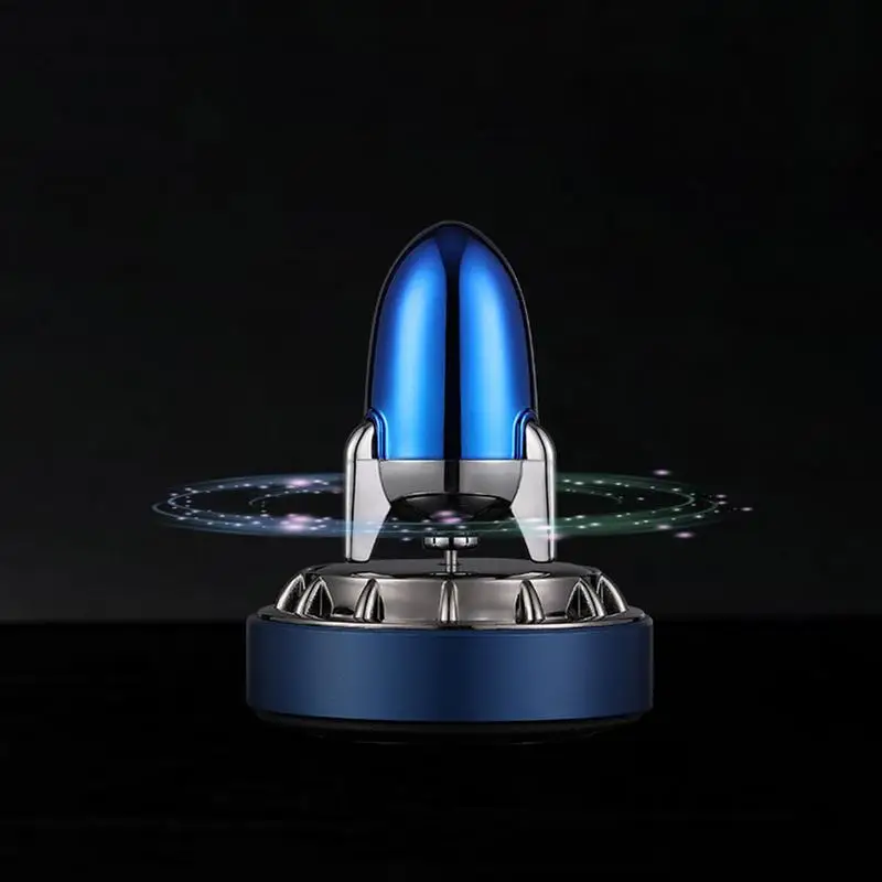 Car Oil Scent Diffuser Solar Rocket Car Perfume Diffuser Air Fresheners Home And Car Interior Decoration Accessories