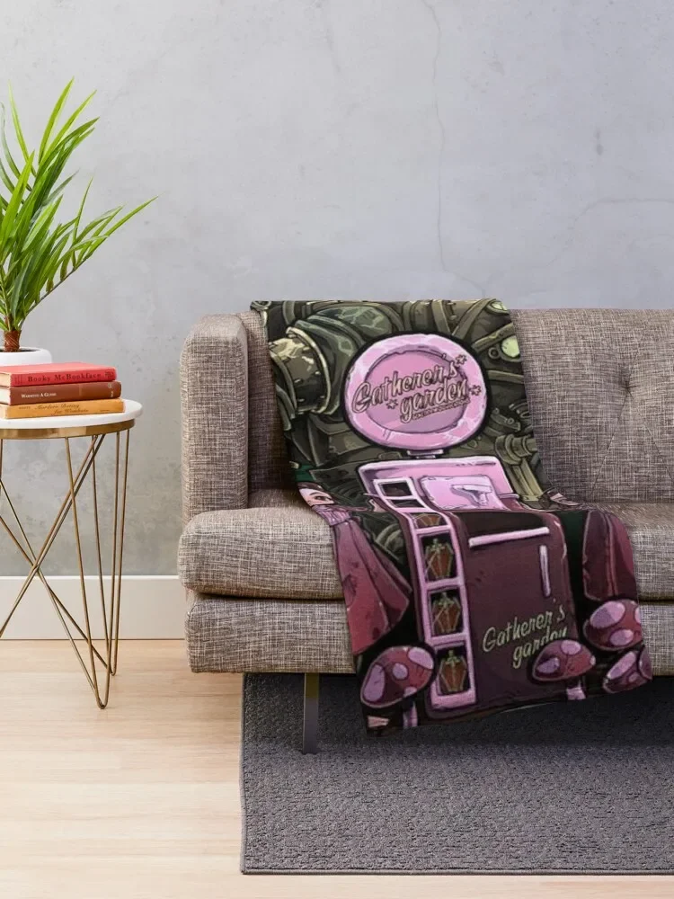 Bioshock In The Garden We Are Growing Throw Blanket Nap Decorative Beds Summer Beddings Comforter Blankets