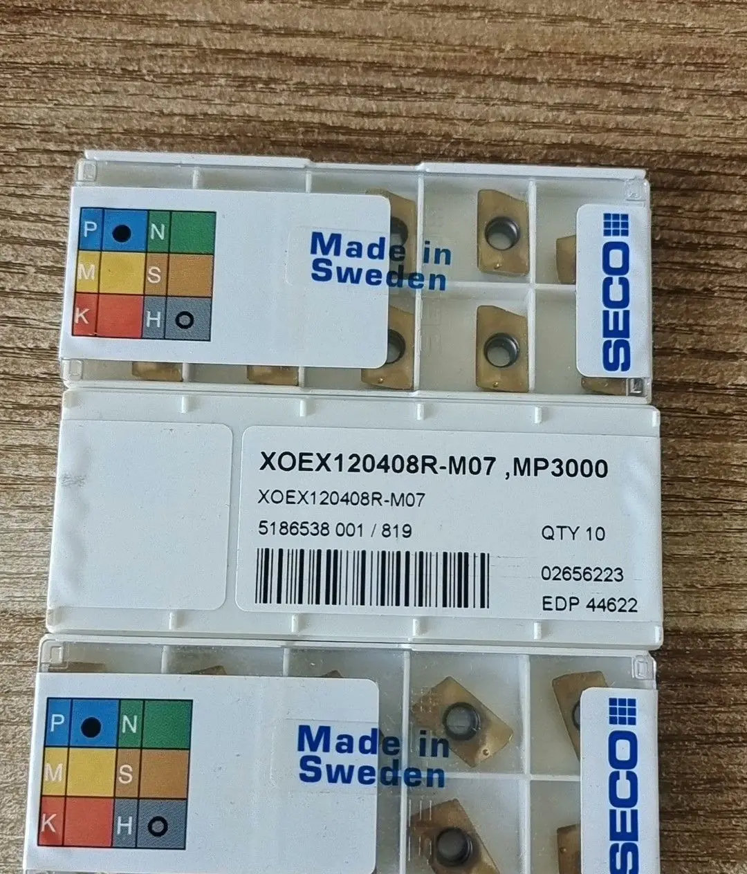 

Hard alloy cutting blades XOEX120408R-M07,F40M
