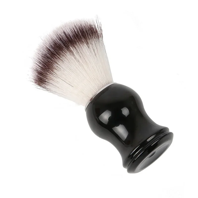 New Synthetic Badger Shaving Brush Durable Resin Handle Travel Brush,Lathering Well with Shaving Soap Cream for Men Wet Shave