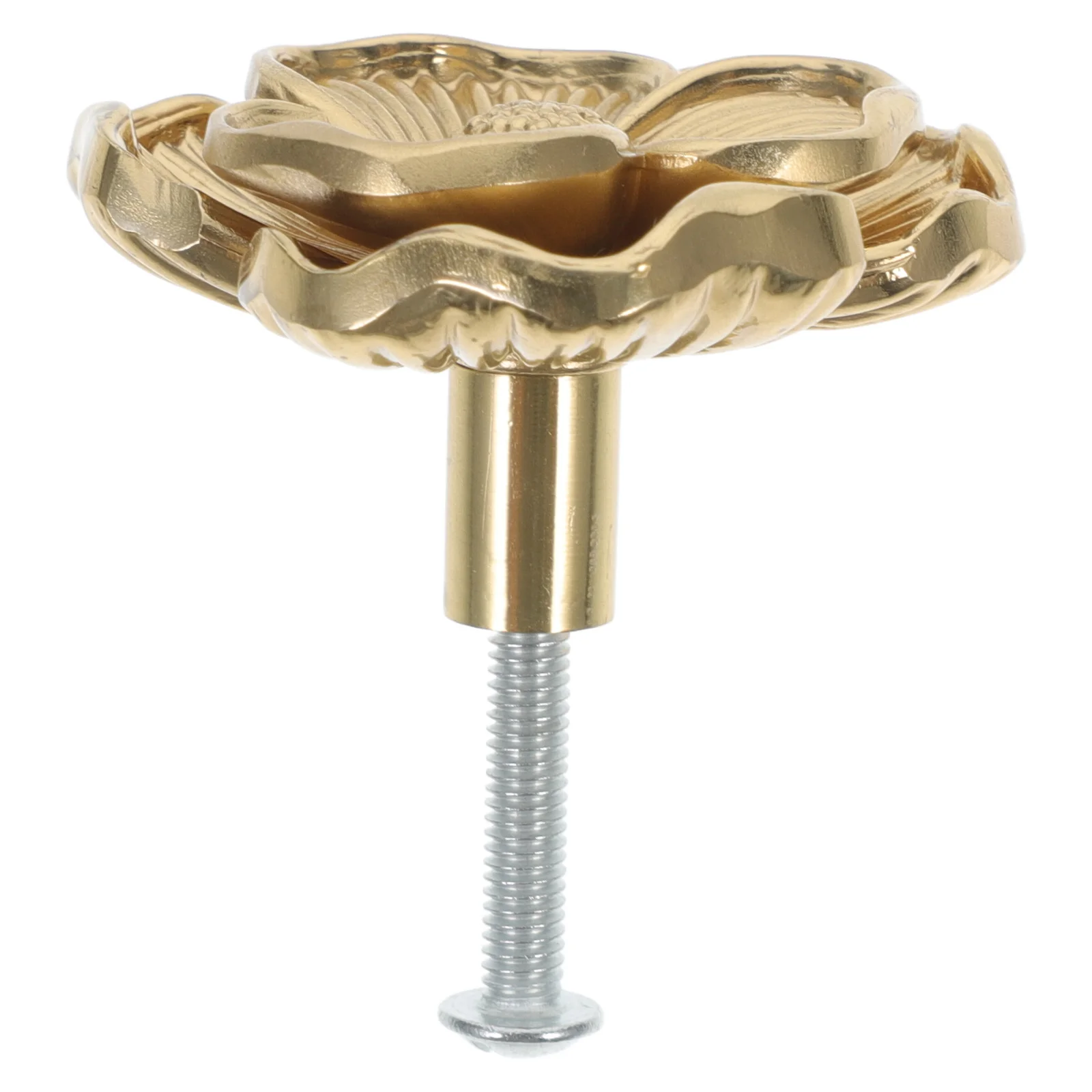 

Brass Cabinet Knob Flower Shape Decorative Small Handle for Drawer Dresser Wardrobe Cupboard Furniture Cabinet Knob