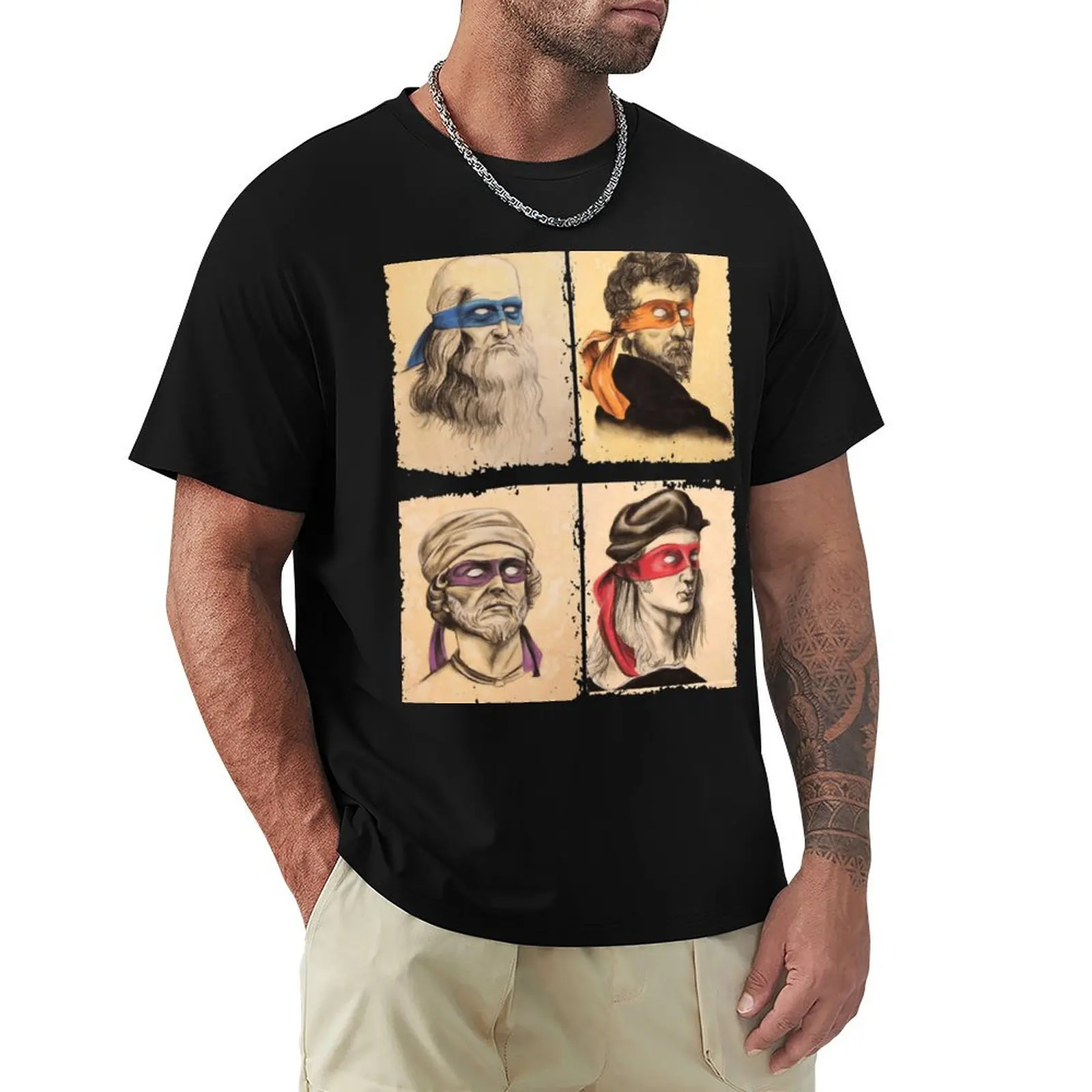 

Funny Italian Artists Turtles Art Lovers Gift Renaissance Ninja Artists for women me T-Shirt