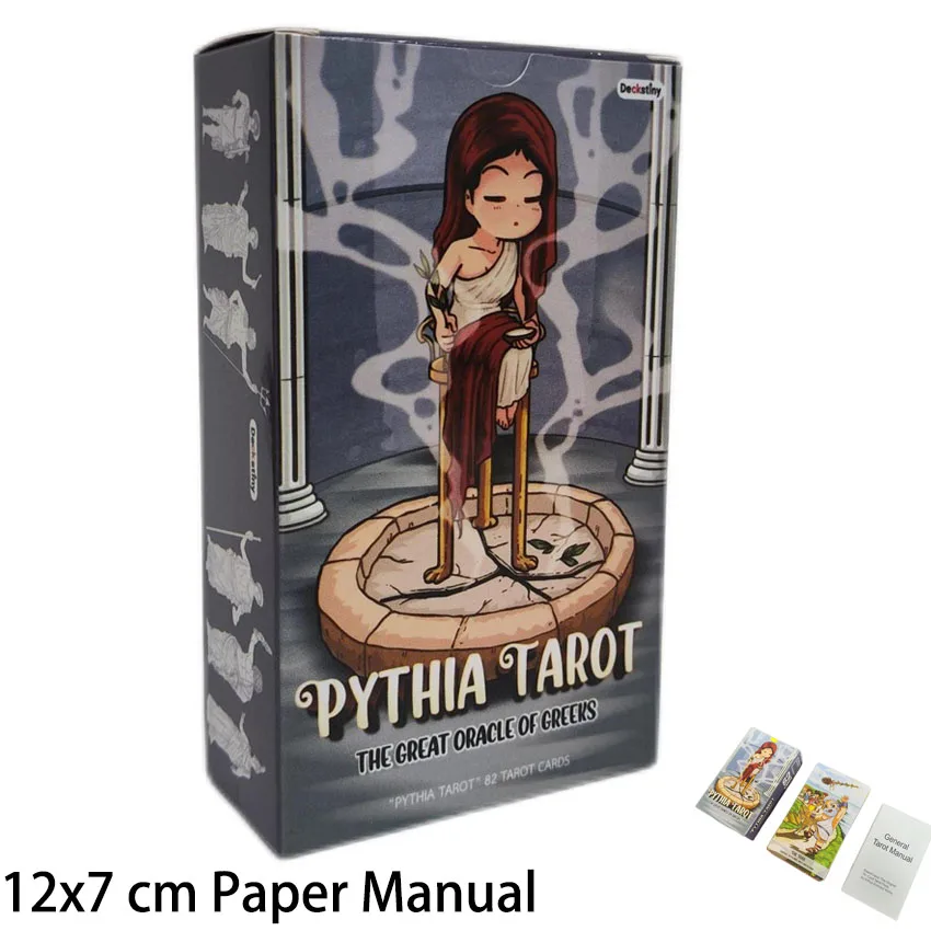 

12x7 Pythia Tarot палубная карта Game Paper Manual