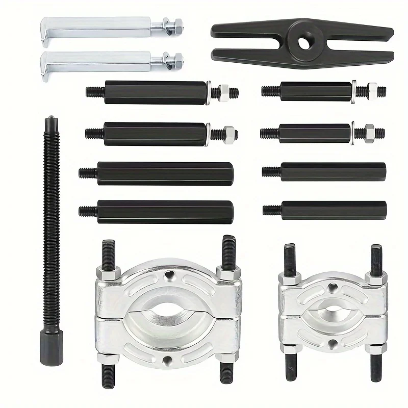 9pcs Transmission Bearing Puller Set, 5 Ton Capacity Bearing Separator, Bearing Splitter Tool Kit with 2\