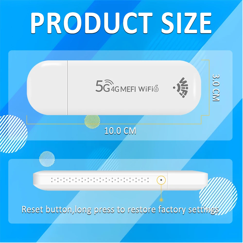 TIANJIE WiFi 6 4G LTE Portable Hotspot Router-Global Travel,150Mbps,Multi-Device,Secure MIMO Compact for Home/Office/Outdoor