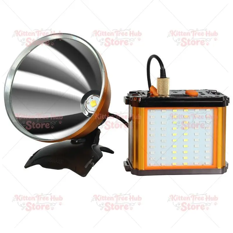 Strong Light Headlight Split Rechargeable True Quad-core Led Lamp Beads Outdoor Miner's Lamp