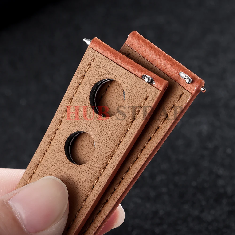 20mm 22mm Cowhide WatchStrap B - огляд і ціна Vintage Fashion Labels