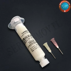 1PCS AMAOE M50 Solder Paste Halogen-Free Welding Oil Flux for BGA PCB Reballing Repair Soldering Paste With 2pcs syringe needles