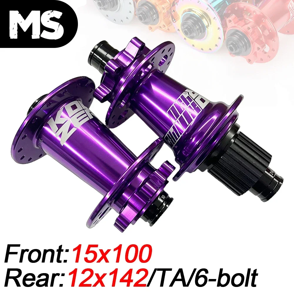 KOOZER XM490 PRO 32 Holes Mtb Hubs Thru Axle 12x142 Rear Hub