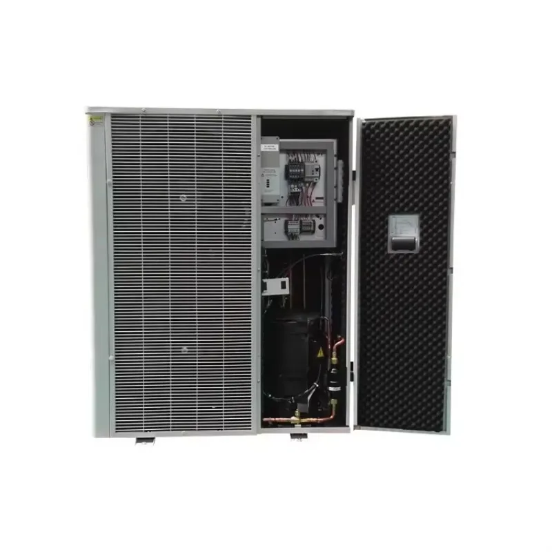 Energy Saving Solar Panel Power DC Inverter Outdoor l Type Refrigeration Condensing Unit for Cold Room