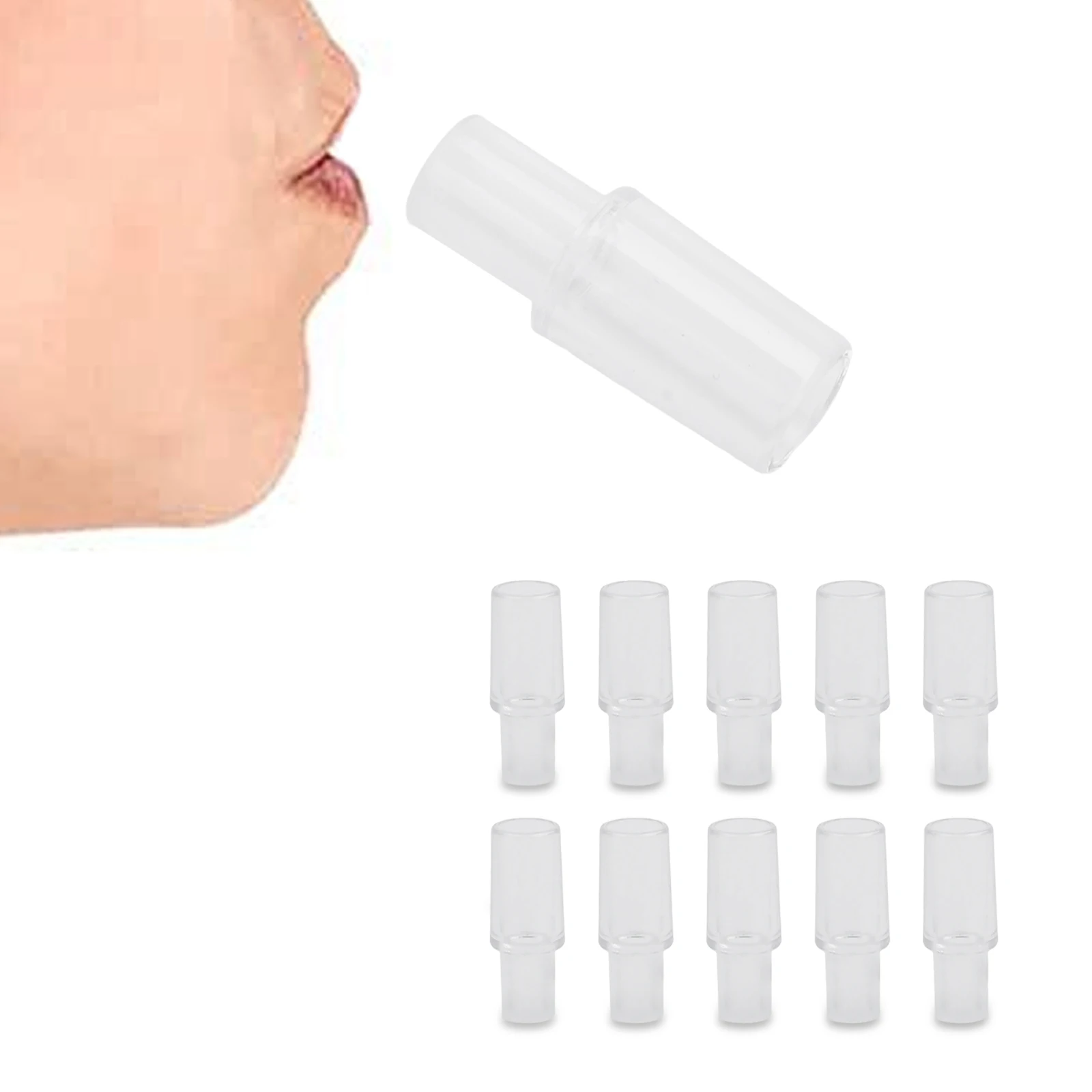 Set of 10 Digital Breathalyzer Nozzles for LCD Testing Devices for Professional Use in High Traffic Environments