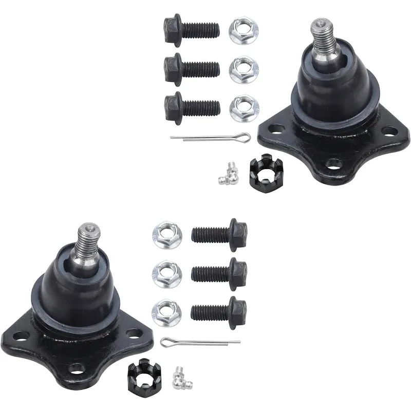 Detroit Axle - Kit sospensione anteriore da 12 pezzi per Jetta Golf Beetle, 2 bracci di controllo inferiori 2 giunti sferici inferiori interni