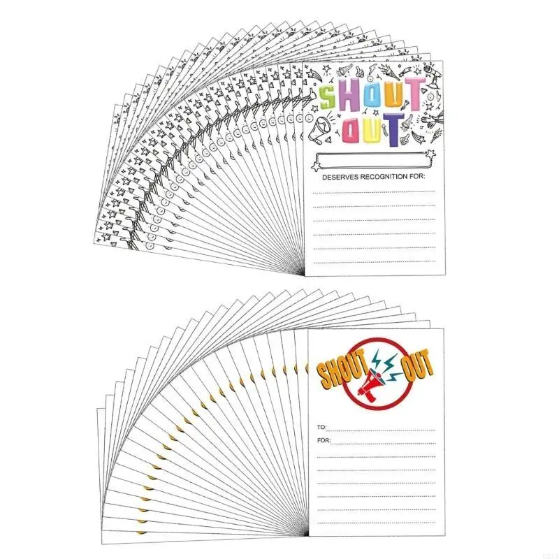  25 Counts Shout Out Cards Student Incentive Cards Appreciation Reward Card