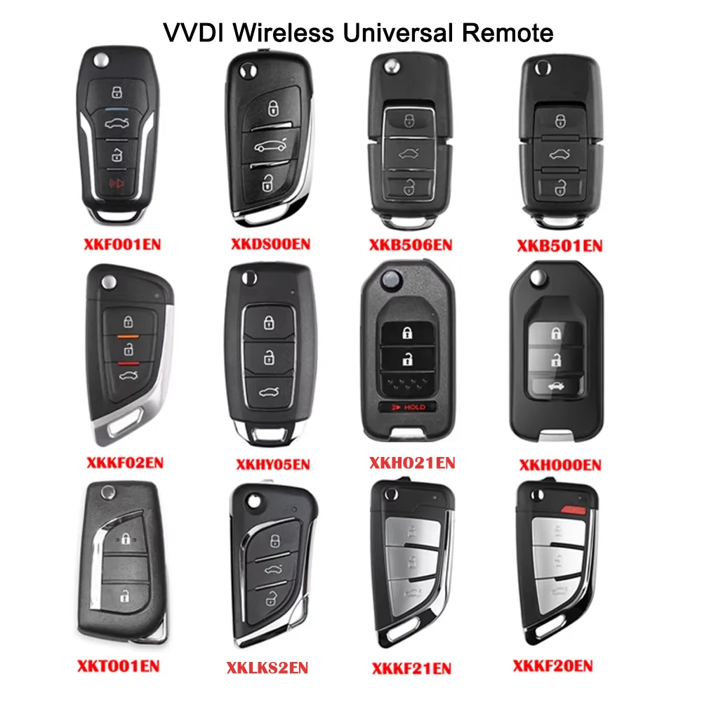

Xhorse XK Wire Remote Universal Car Key XKB501EN XKLKS0EN XKKF21EN XKHY05EN XKDS00EN XKKF02EN XKFO01EN XKTO01EN For VVDI2 Tool