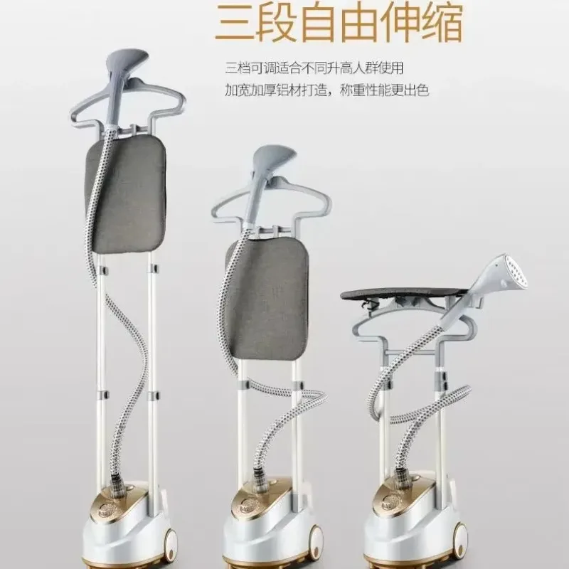 Máquina de passar roupa suspensa doméstica, ferro elétrico de vapor compacto de pólo duplo genuíno para remoção de rugas de roupas sem esforço