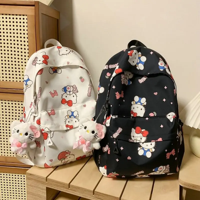 Plecak Mochila Hello Kitty Anime Cartoon tornister studenci college\'u dojazdy do pracy plecak torby o dużej pojemności