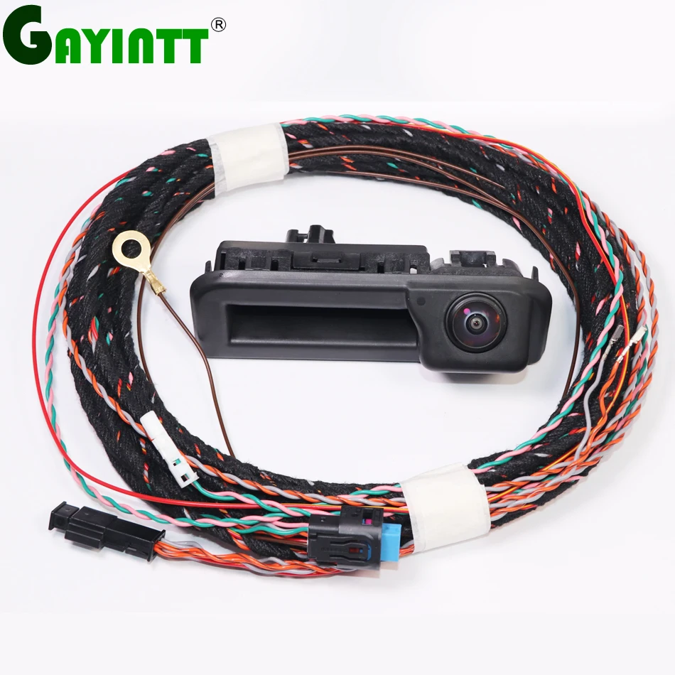 GAYINTT Original car trunk rear view camera reverse image and guide harness For AUDI A3 8Y 2022 Original Stereo CanBus