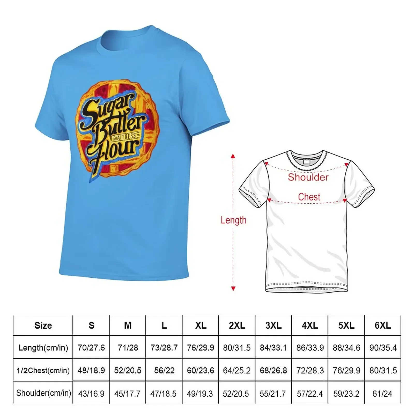 Sugar Butter Flour T-Shirt essential t shirt Blouse T-shirts for men cotton