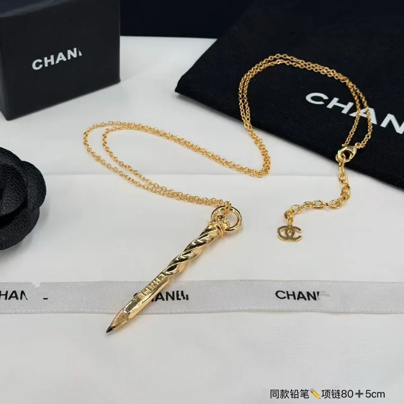 

Новое модное индивидуальное ожерелье-карандаш, универсальная длинная цепочка-свитер премиум-класса с ручкой