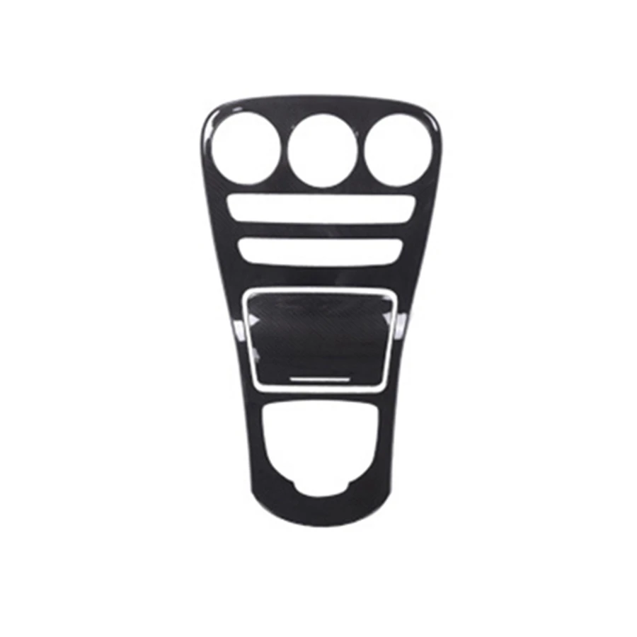 

For Mercedes-Benz C-Class W205 GLC X253 Car Center Console Panel Decoration ABS Carbon Fiber Sticker (Without