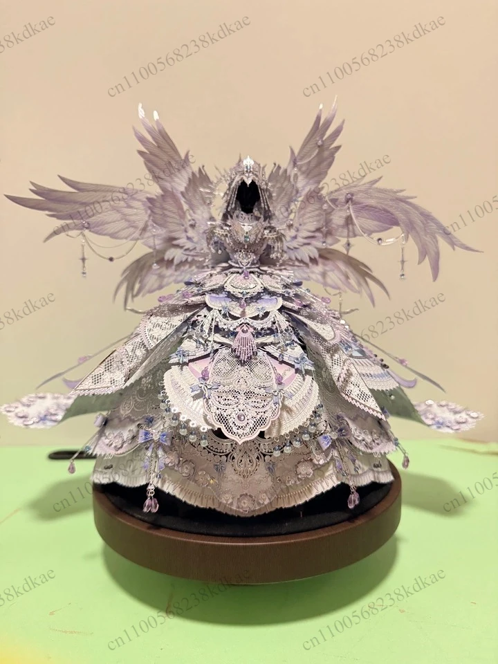 Flower Shaped 3D Metal Puzzle DIY Assembly Handcraft Kit Desktop Ornament Decor For Birthday Holiday Daily Room Decoration