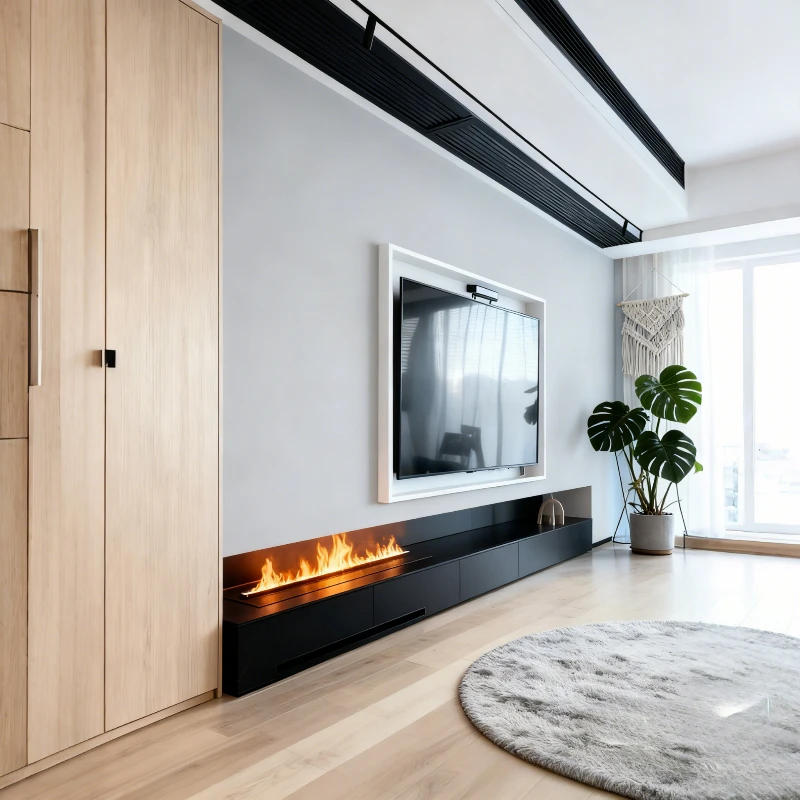 مدفأة كهربائية تعمل باللمس للتحكم في شاشة اللمس، مدفأة رذاذ محمولة، بدون تركيب، التوصيل والتشغيل، بدون تركيب Biyо Caamin Macetas #4