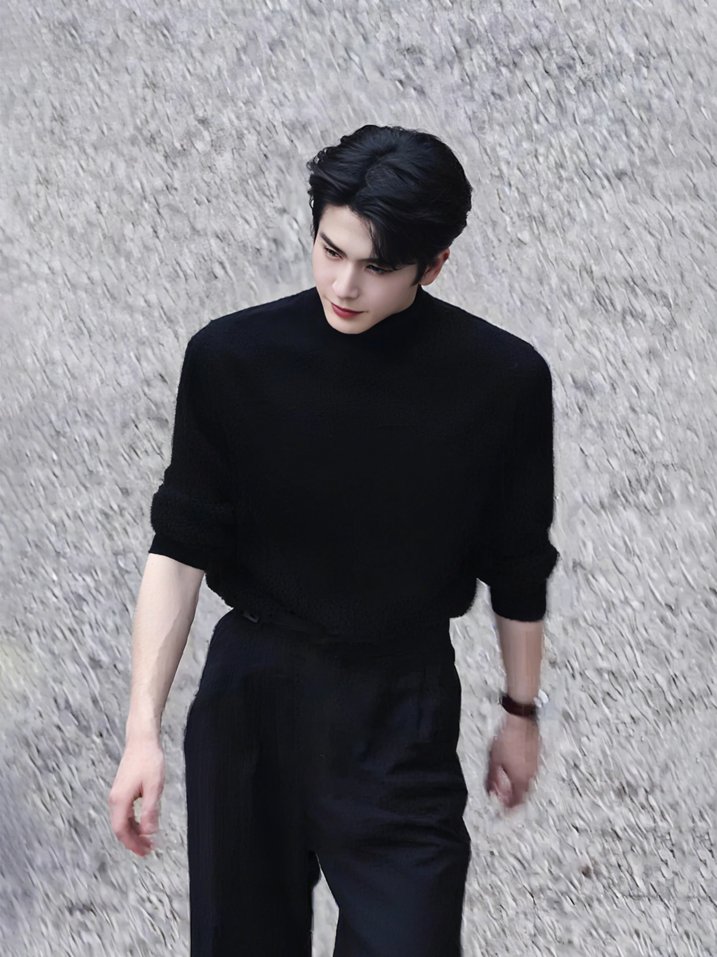 

Мужской свитер с высоким воротником, на флисовой подкладке, утепленный, зимний, теплый, вязаный, Cleanfit, стандартный крой, из полиэфирного волокна