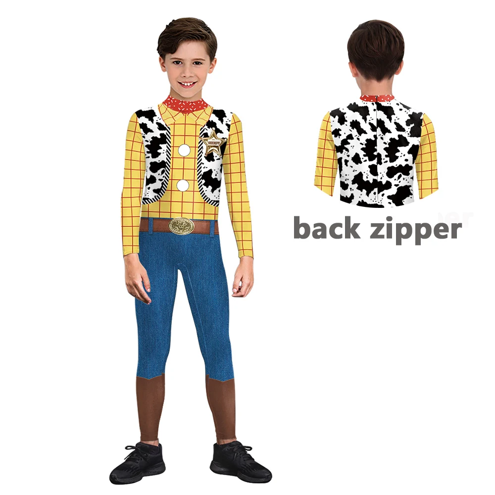 

Anime Cowboy Doll Jumpsuit Adult Halloween Cosplay Costume Boy Girl Jumpsuit Carnival Movie Bodysuit Festival Party Outfit